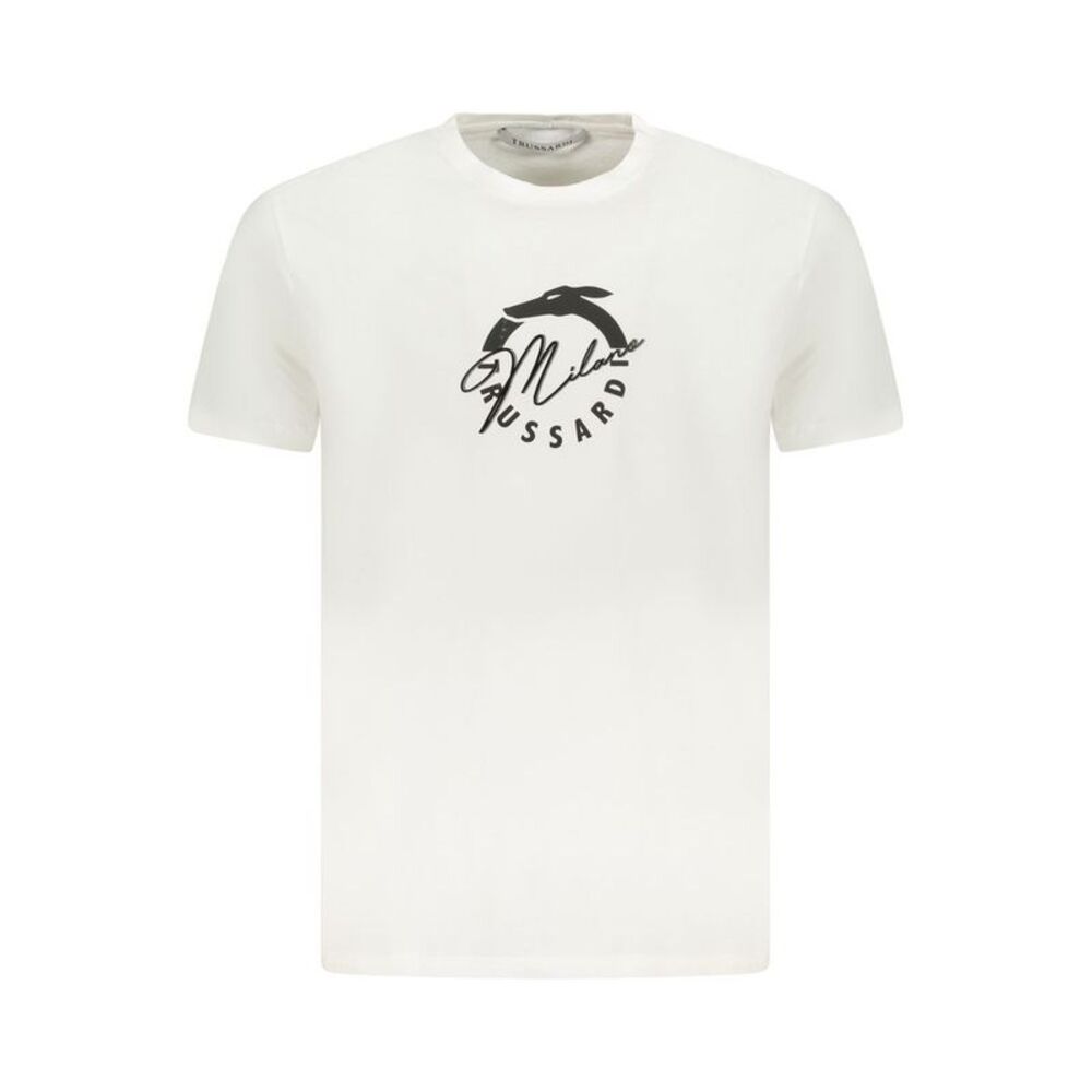 Trussardi Bianco Cotton Men's Men's T-Shirt